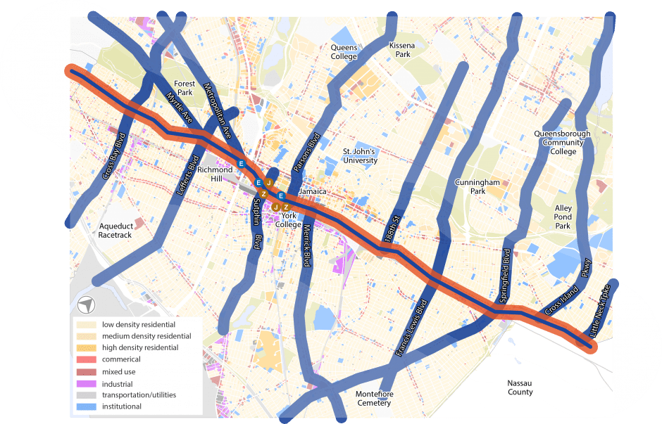 Jamaica Ave Corridor Profile Queens Bus Network